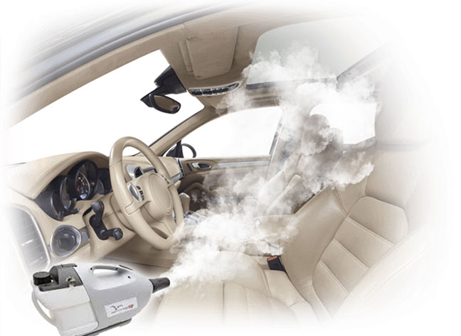 RING Auto Car Interior Cabin Sanitizing Machine Mist Fog Bacteria Germs